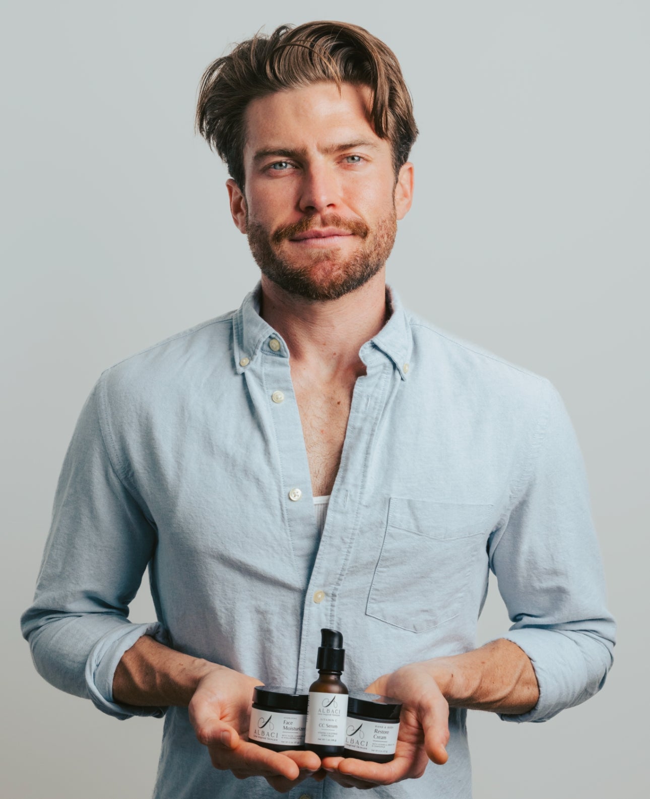 MEN’S VITAMIN C HYDRATING MOISTURIZER - Hyaluronic Acid, Chamomile Extract